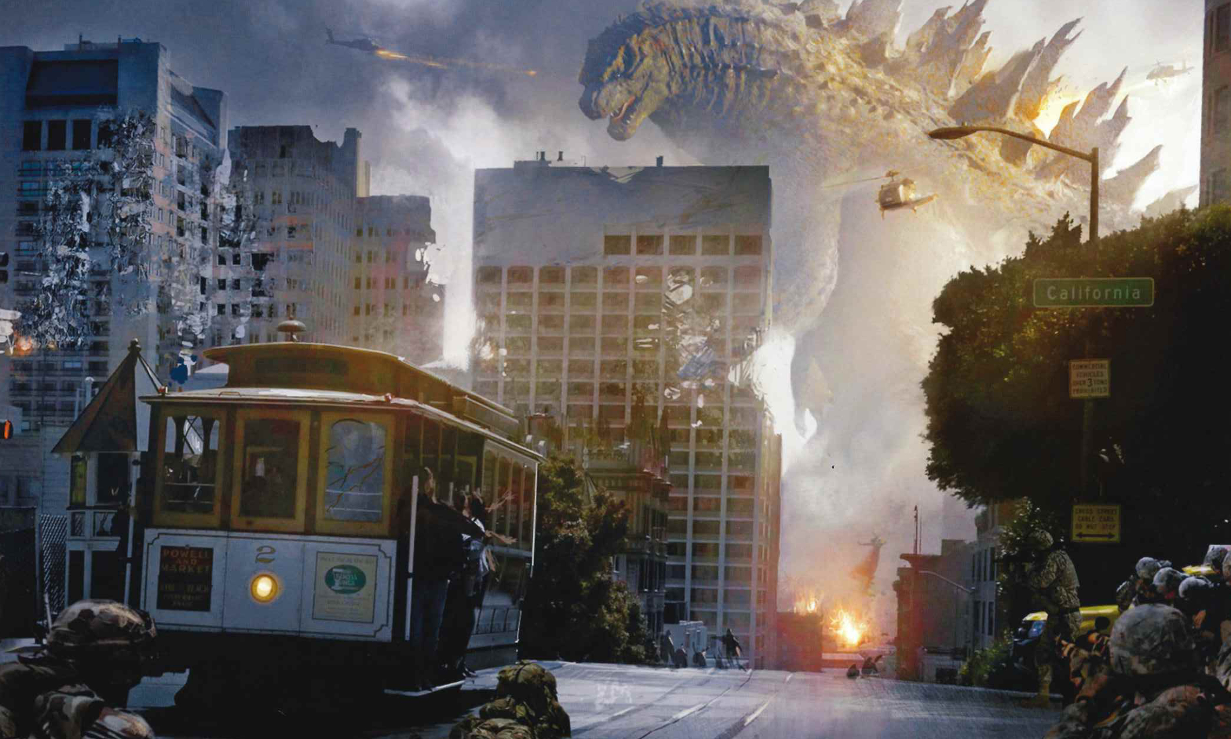 Concept art. Ataque a San Francisco.