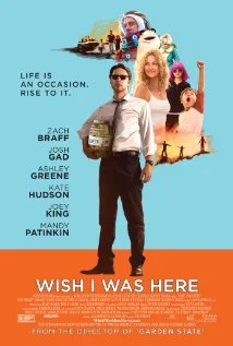 Título: Wish I was here Director: Zach Braff Escritor: Zach Braff Cinematógrafo: Lawrence Sher