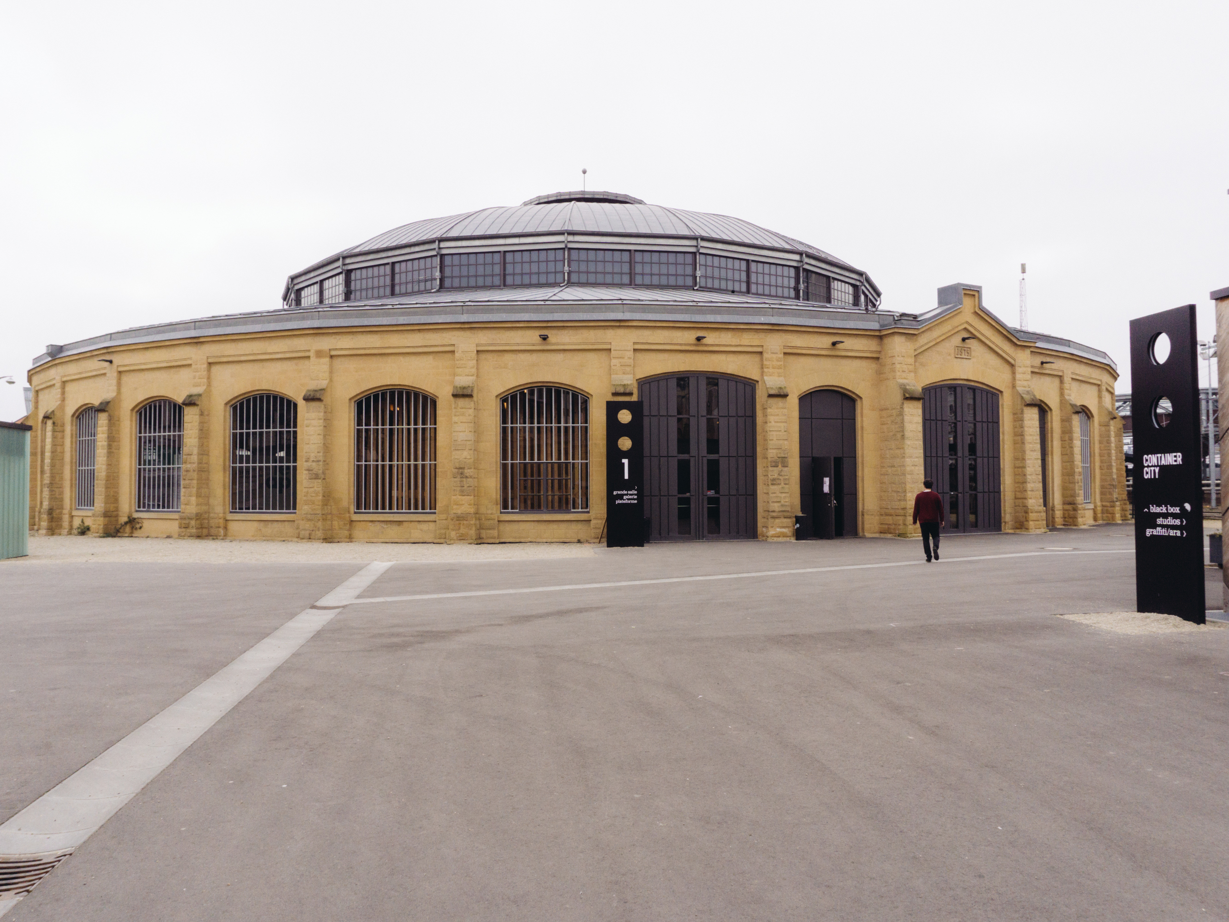 Centre de création artistique les Rotondes , donde realizamos el evento.