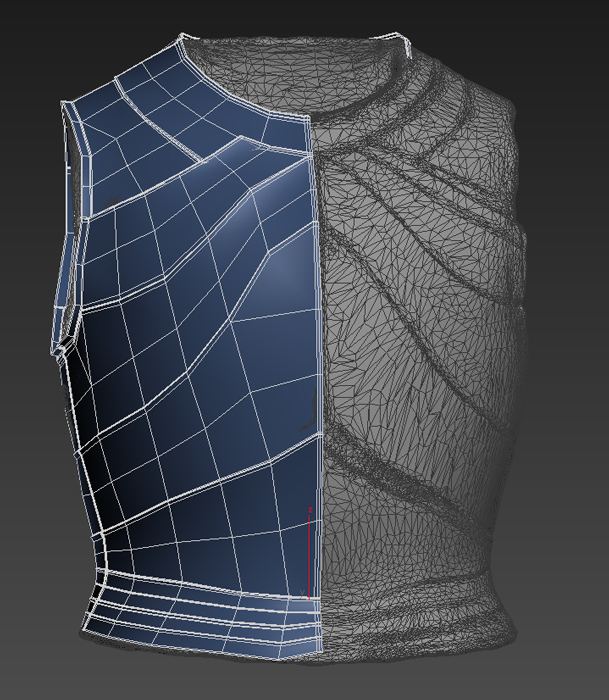 Retopología.