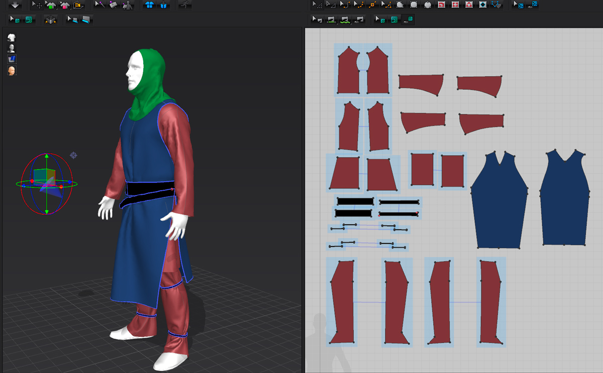 Marvelous Designer, personaje extra.