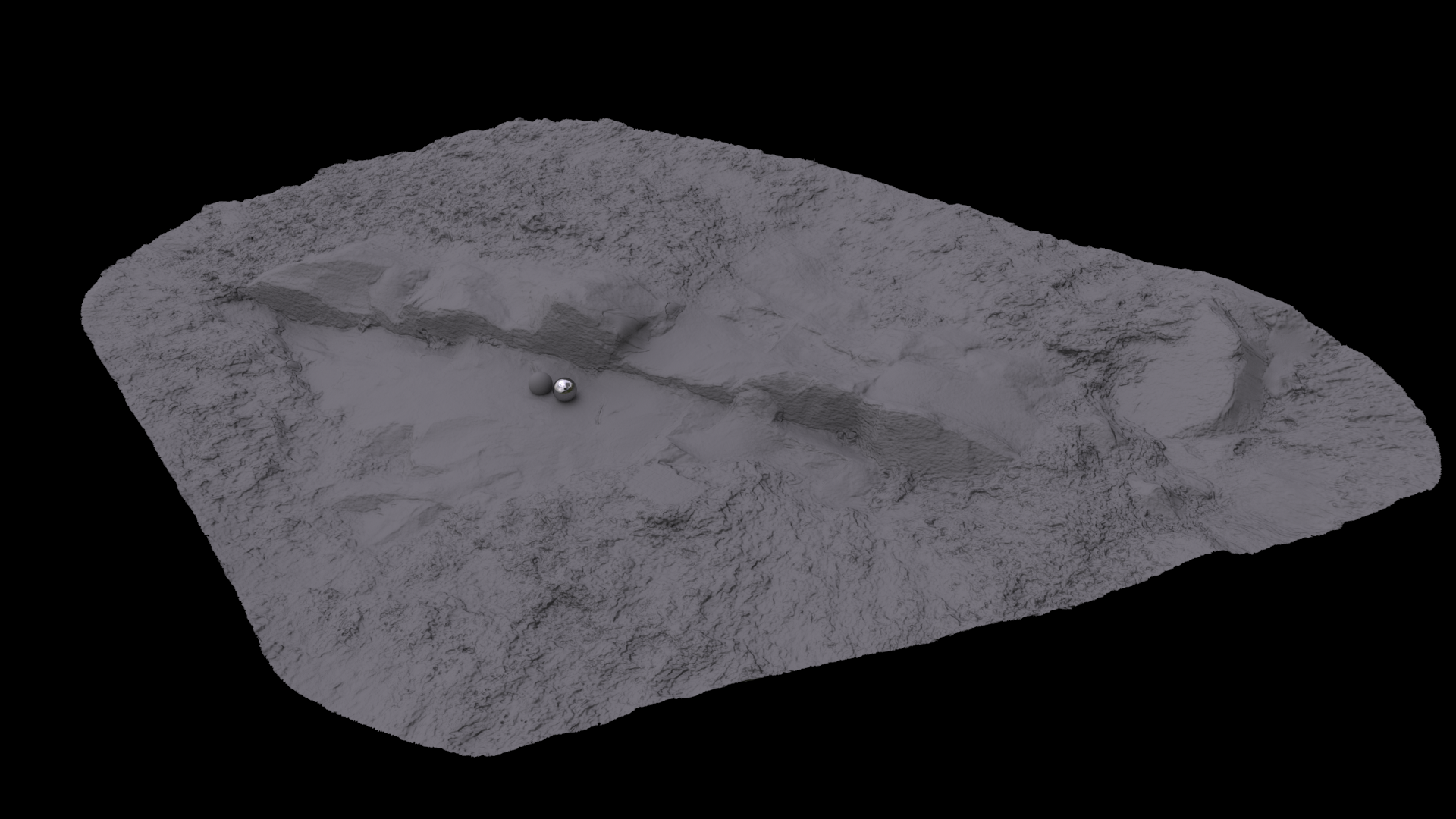 Displacement render.