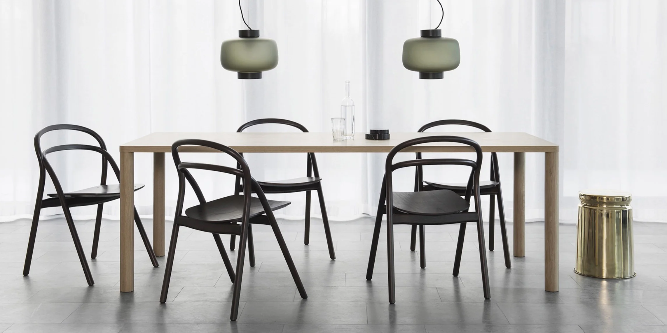 After two years of development I am pleased to present you LOG. By reducing the design to the minimal, the idea was to propose the most simple and generic table of Hem's collection in order to fit with any chairs and interior designs.
