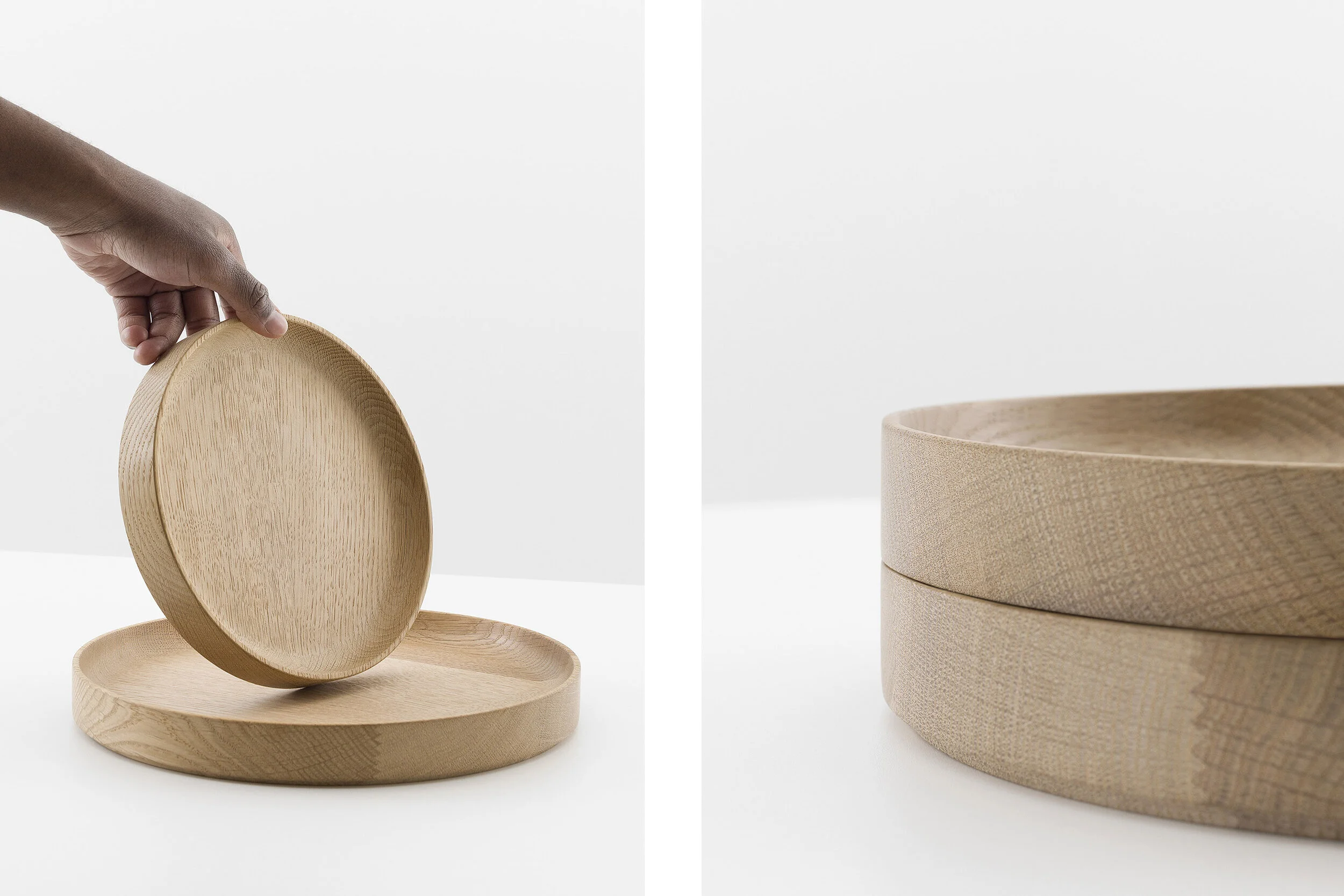  The trays are also stackable … 