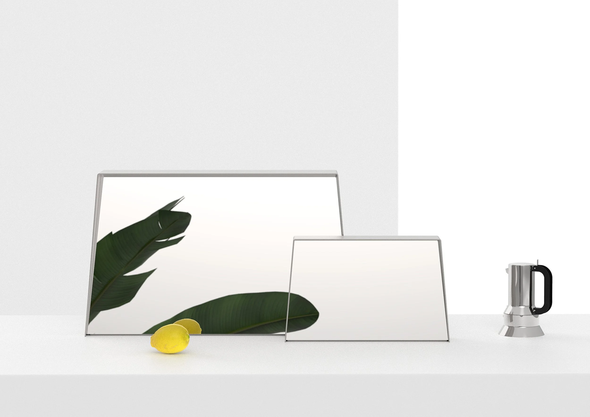  HD mirrors are windows or photo frames that reflect their surroundings. They offer us a different point of view, created by their inclination. 