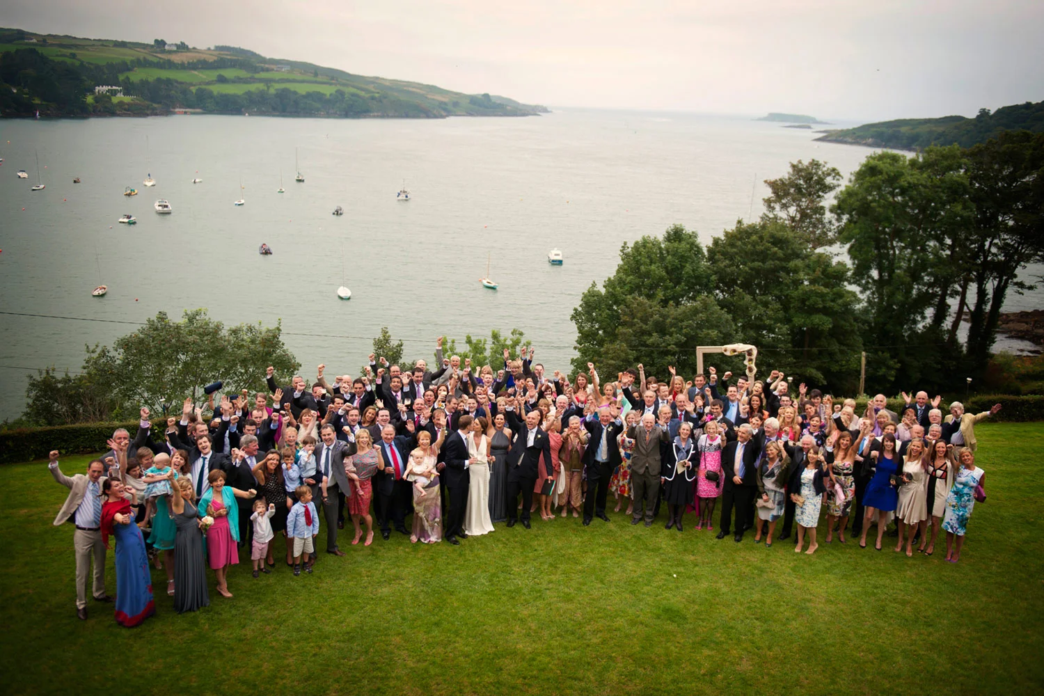 Group Shot The Rectory Glandor Cork Ireland Wedding Photography