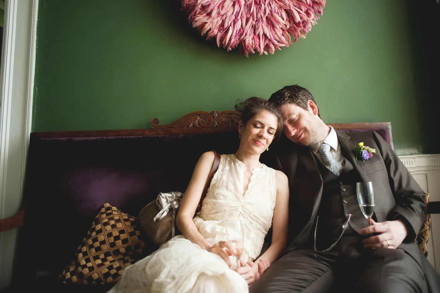 bride and groom with foreheads together bellinter house navan wedding photography meath ireland