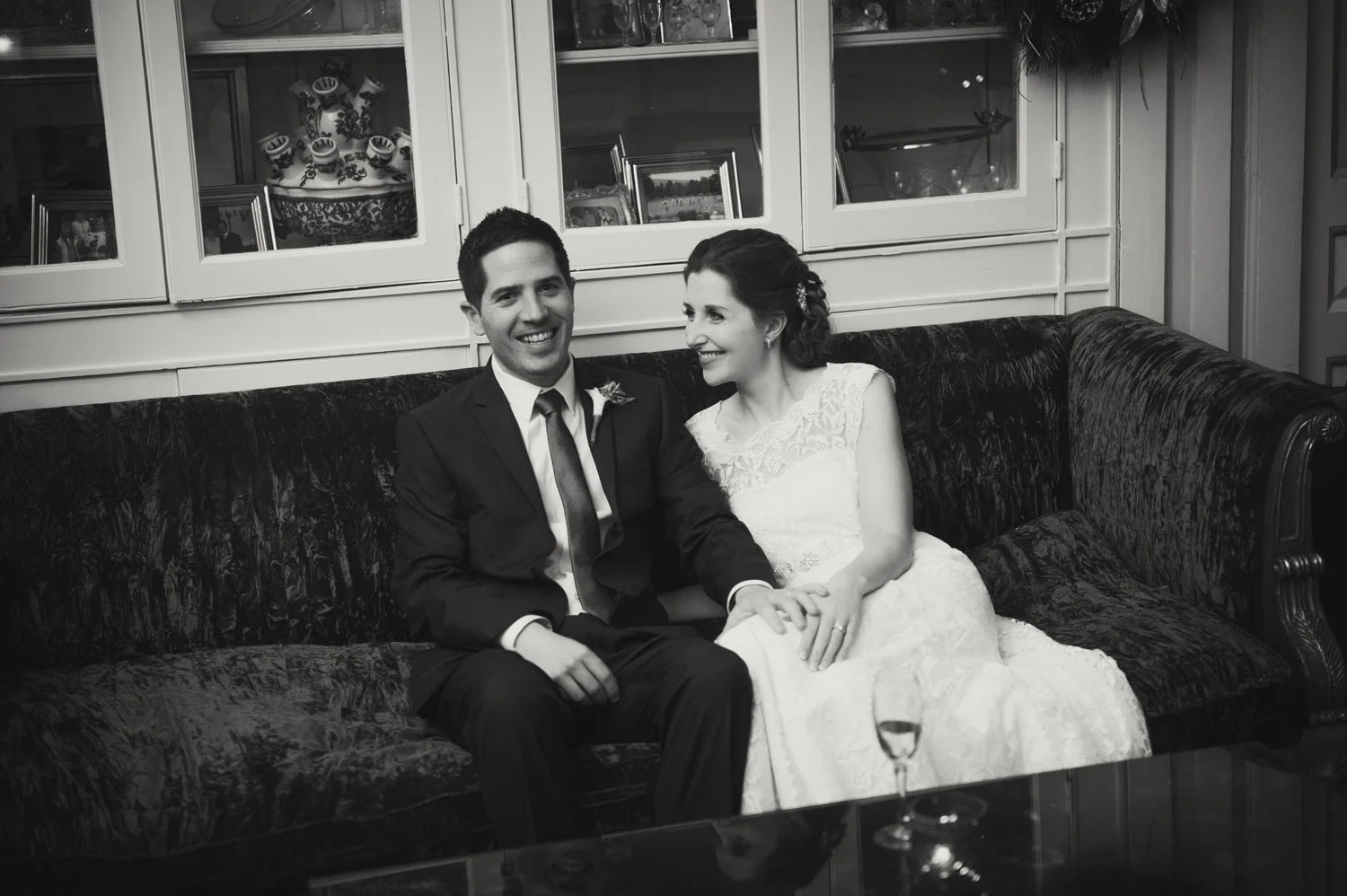 Bride and Groom relax Kilshane House Tipperary Ireland Wedding Photography