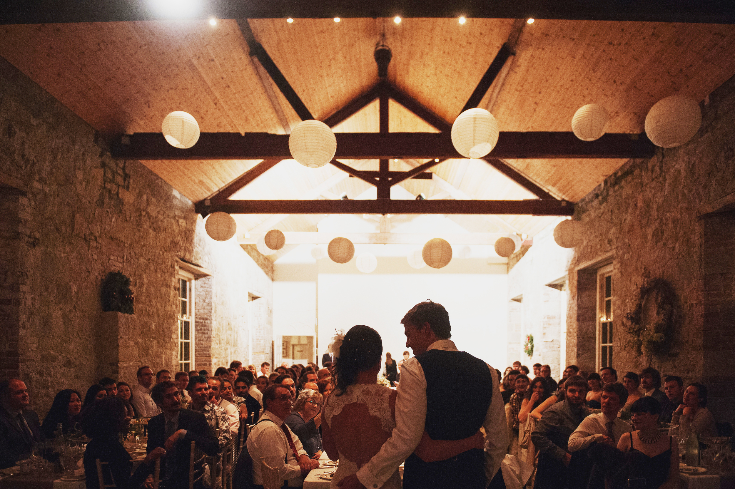 Borris House Wedding Speeches by Bride and Groom at Reception
