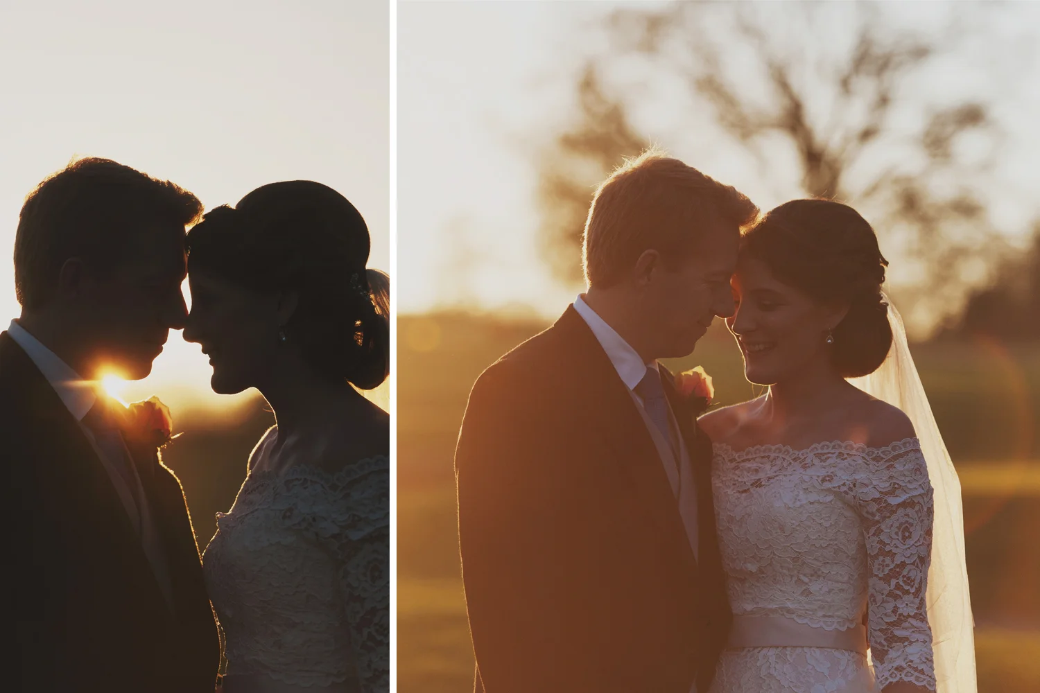 Gorgeous Winter Sunset at Carton House, Co. Kildare, Ireland. Wedding photographers.