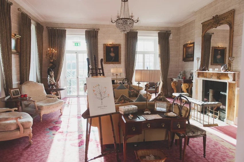 Reception Room in Bellingham castle hotel louth