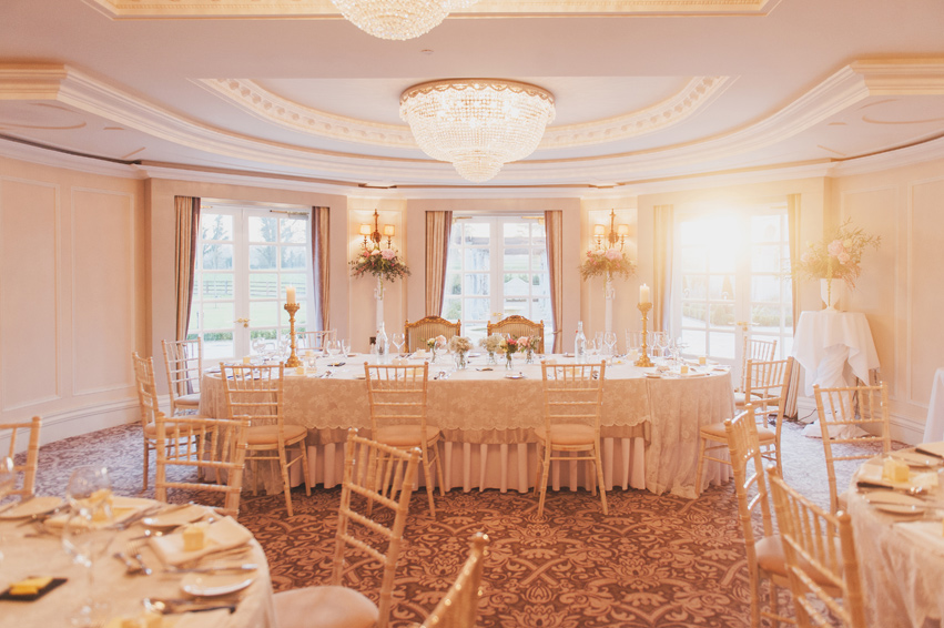 Top Table Bellingham Castle Hotel Wedding