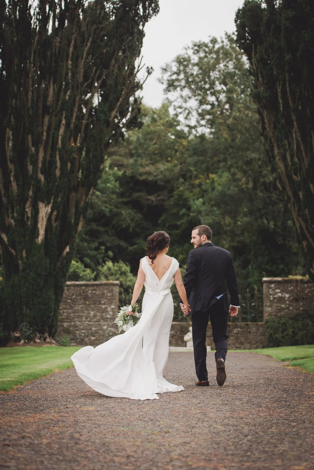 Bride and groom in Tankardstown House Meath Wedding photographers meath ireland