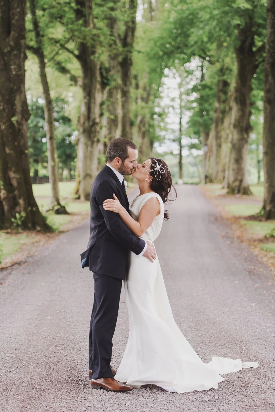 Bride and groom in Tankardstown House Meath Wedding photographers meath ireland