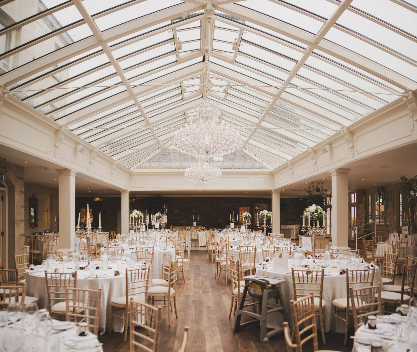 Tankardstown House Dining Room Meath Wedding photographers meath ireland