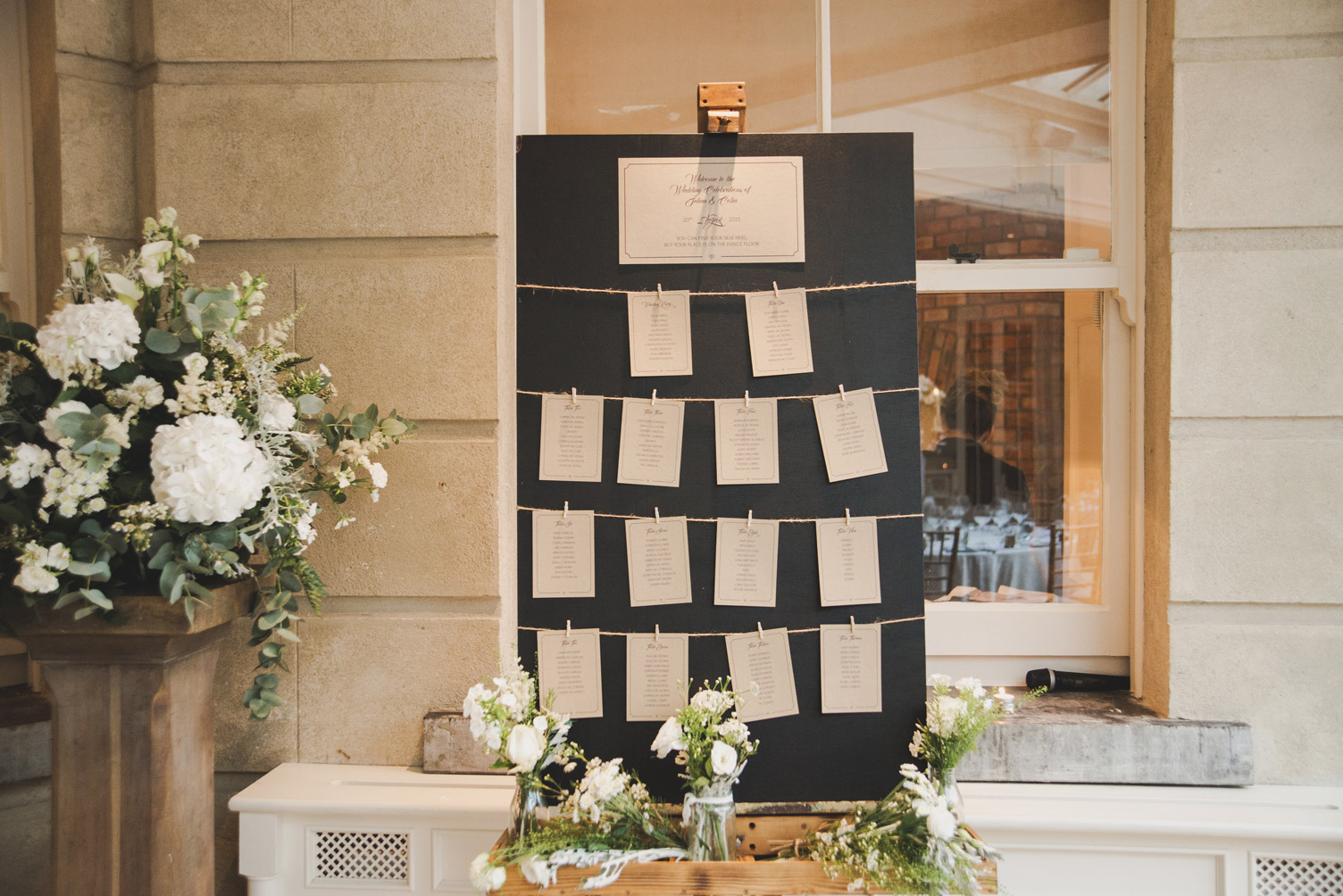 Table Plan Tankardstown House Meath Wedding photographers meath ireland