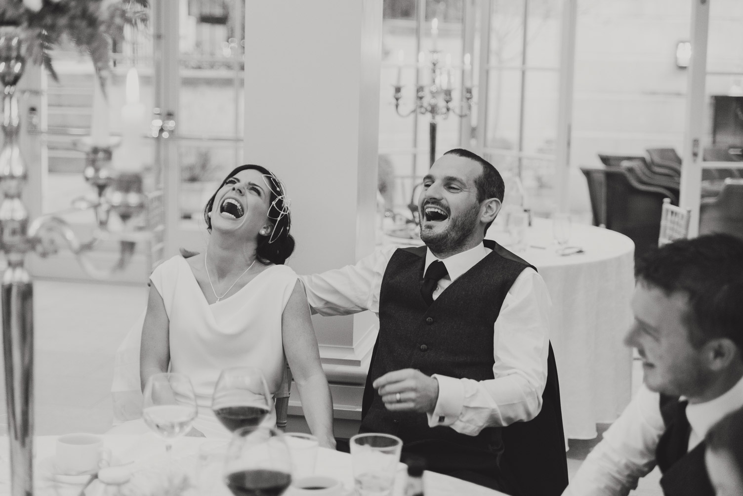 Bride and groom in Tankardstown House Meath Wedding photographers meath ireland
