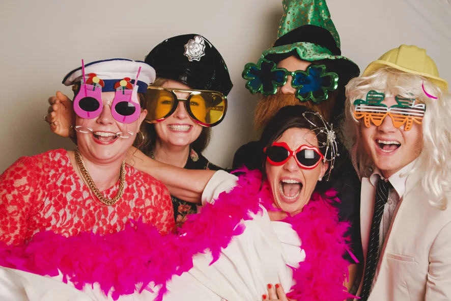 Photobooth in Tankardstown House Meath Wedding photographers meath ireland