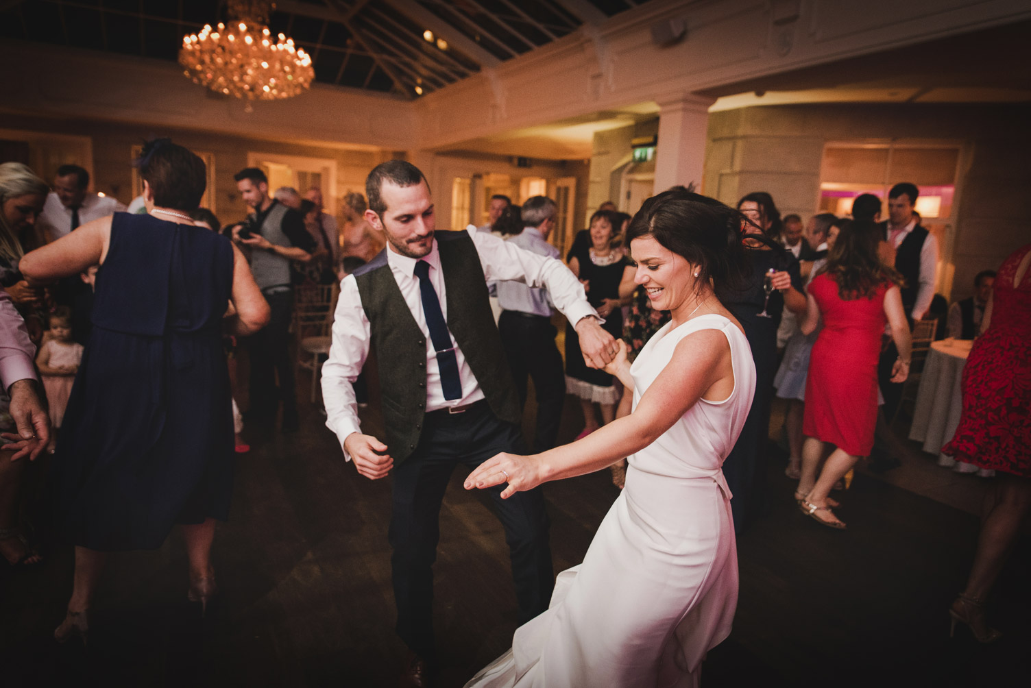 Bride and groom first dance in Tankardstown House Meath Wedding photographers meath ireland