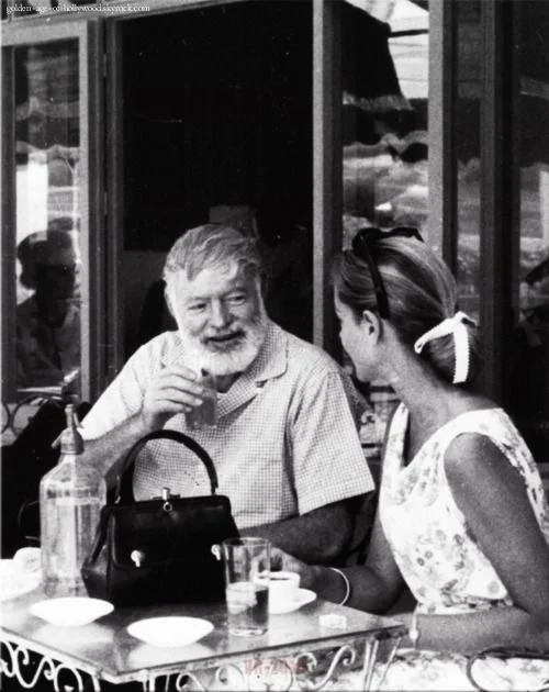 Ernest Hemingway and Lauren Bacall, Spain 1950's
