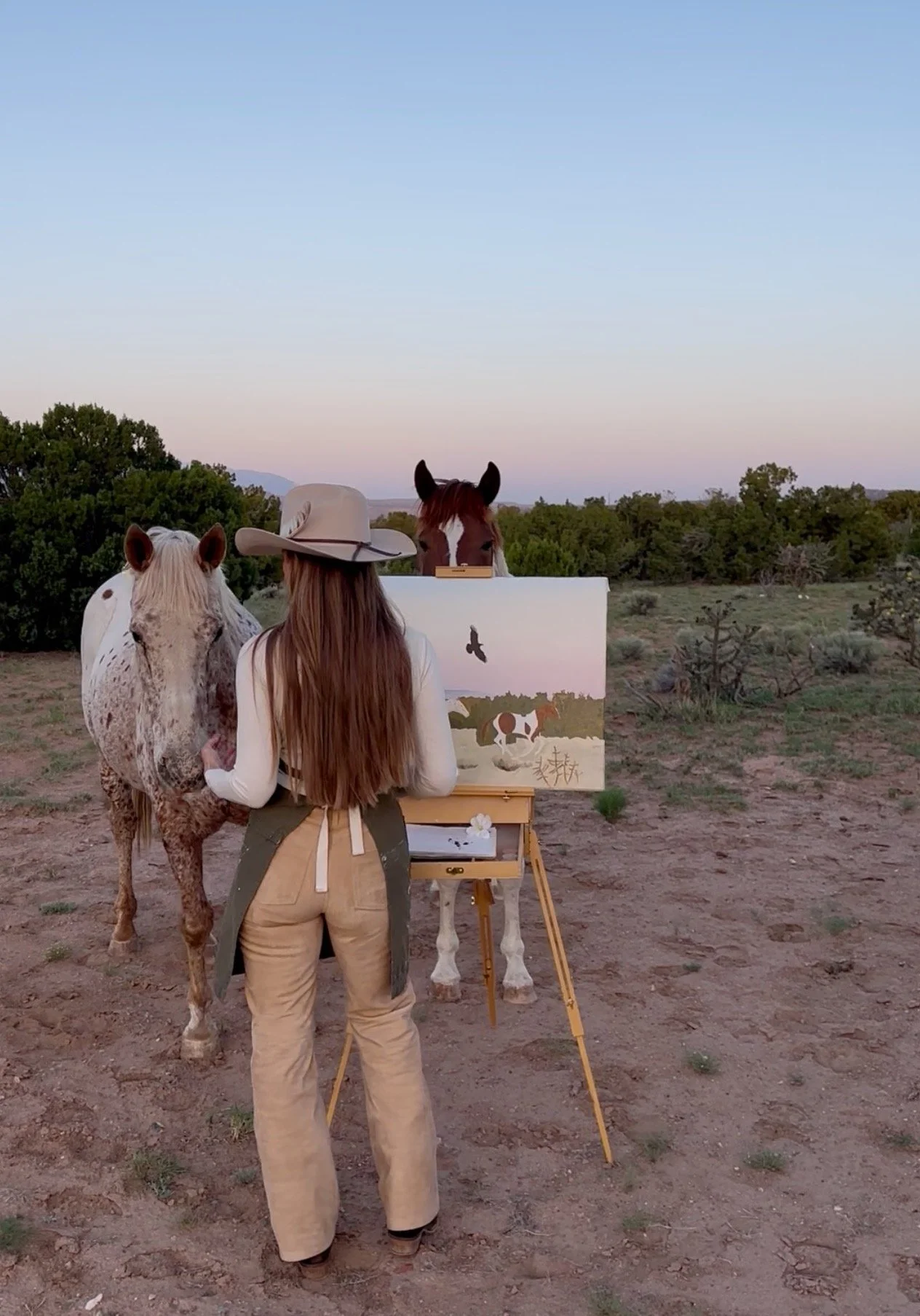 painting with Moon and Sky.JPG