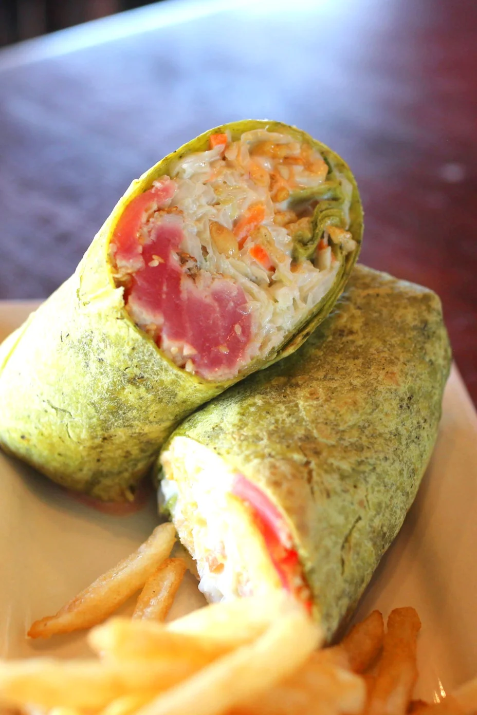 Asian Tuna Wrap