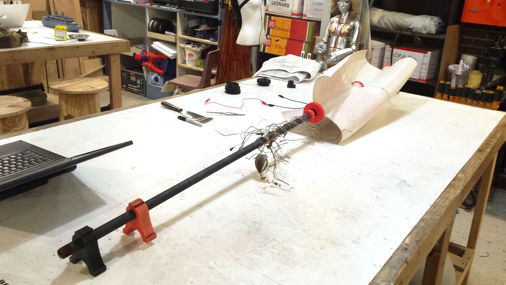 The 3D Printed Axal Wind Turbine after two years in the elements