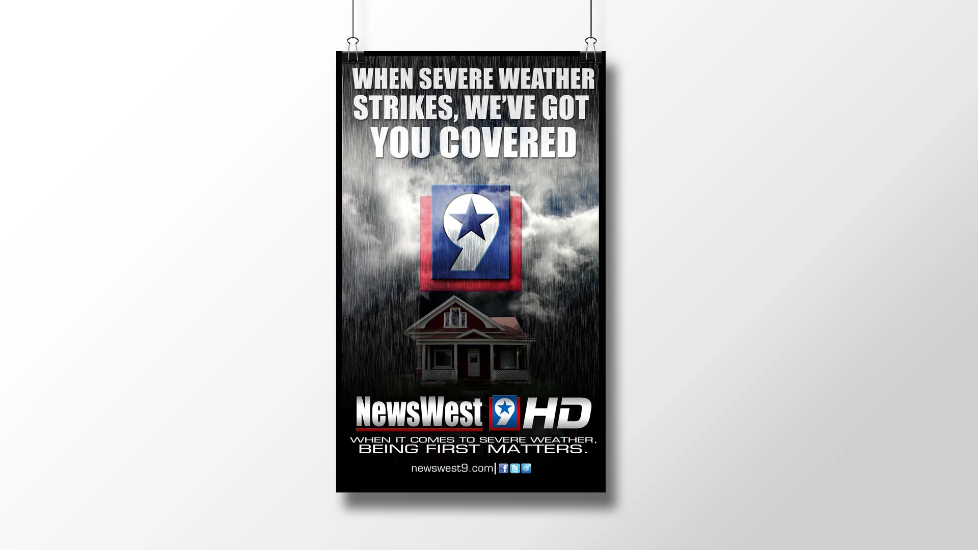 "We Got Weather Covered" Print Ad