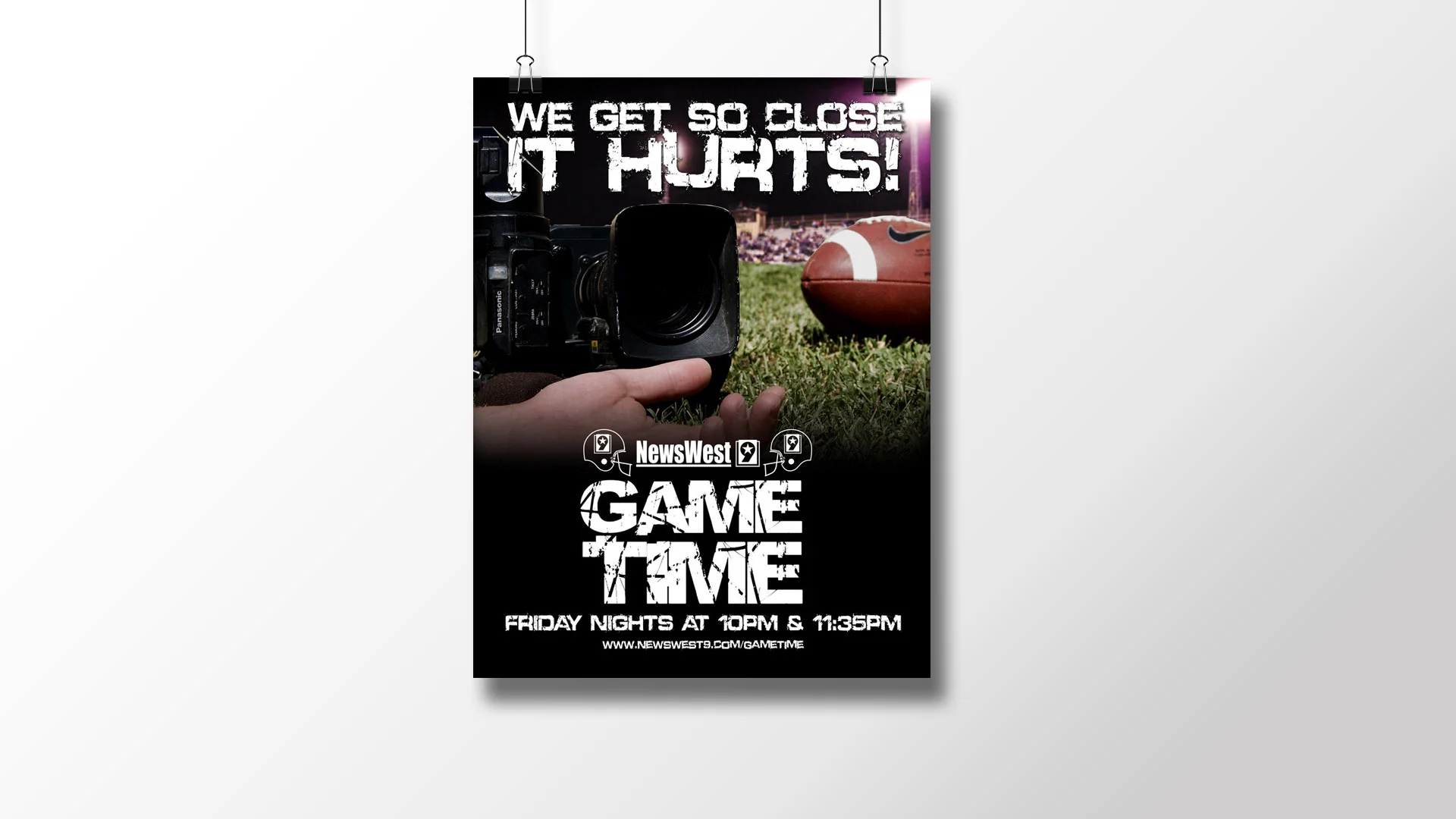 NewsWest 9 Game Time Print Ad