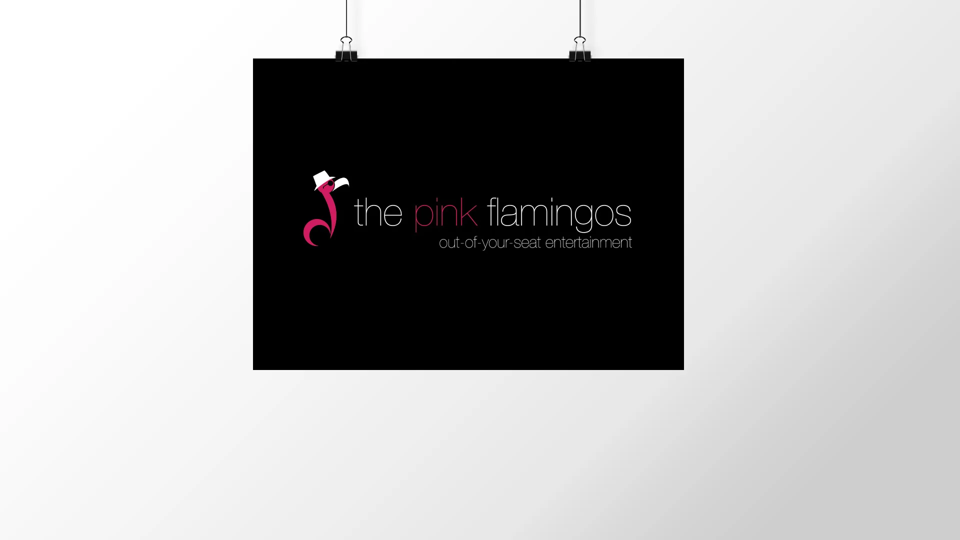 "The Pink Flamingos" Logo