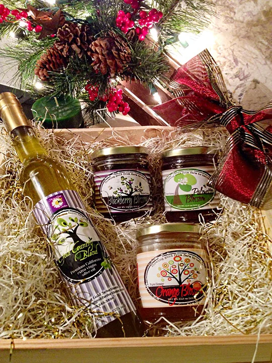Liquid gold honey and olive oil.