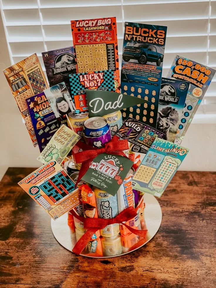 Scratch off ticket Father’s Day gift