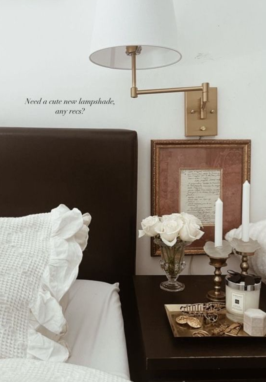 19 Relaxing & Romantic Nightstand Styling ideas for a peaceful bedroom ...