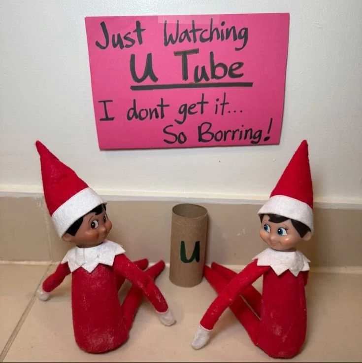 Elf on the Shelf U Tube pun
