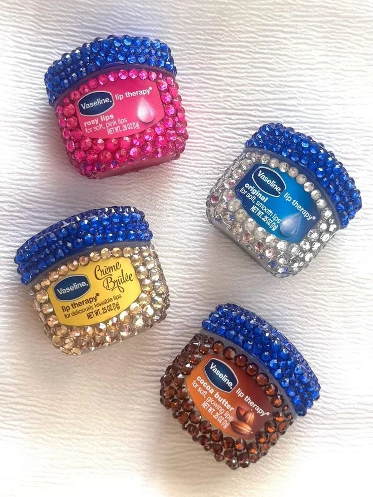 mini Vaseline bedazzled