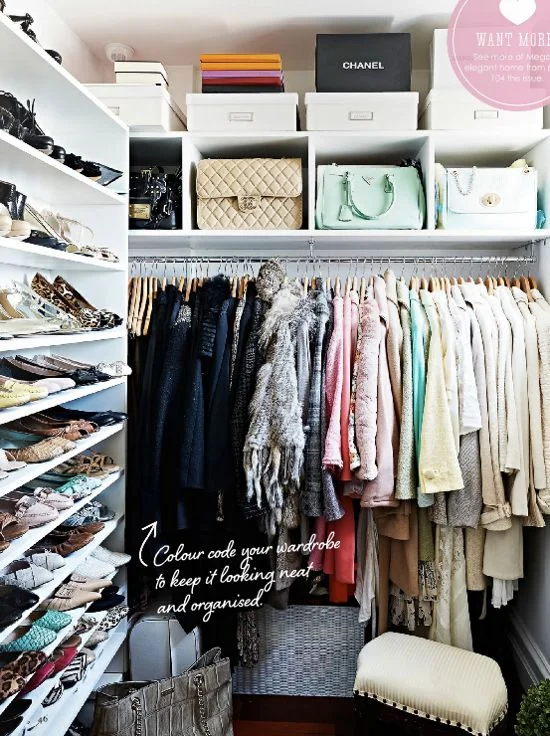 How To Have A Chic Well Organized Closet Ashlina Kaposta