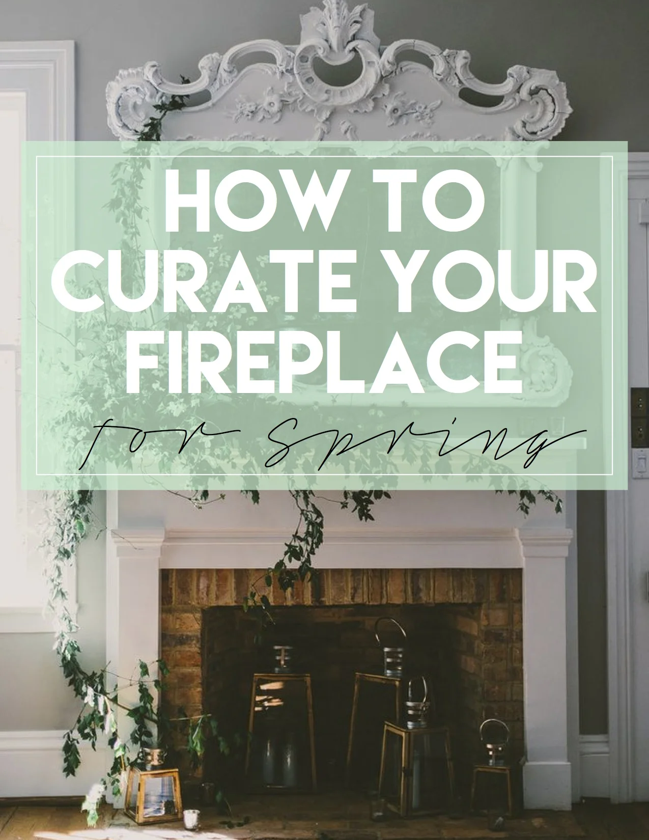 17 Stunning Spring Fireplace Mantel Decor Ideas to Instantly Refresh ...