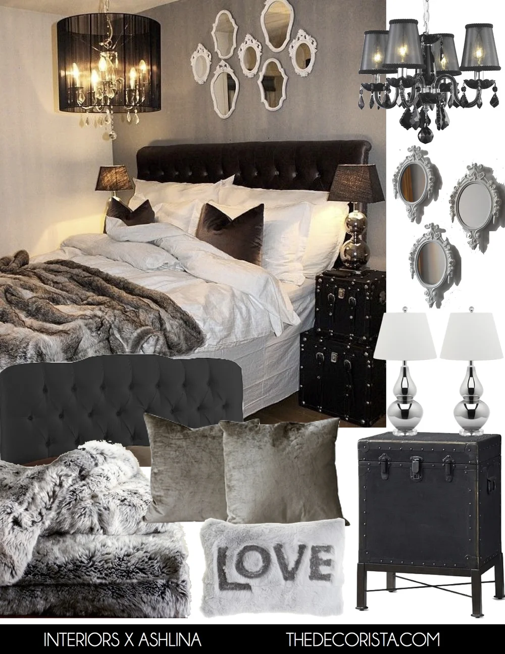 Get the look: romantic bedroom glamour — ASHLINA KAPOSTA