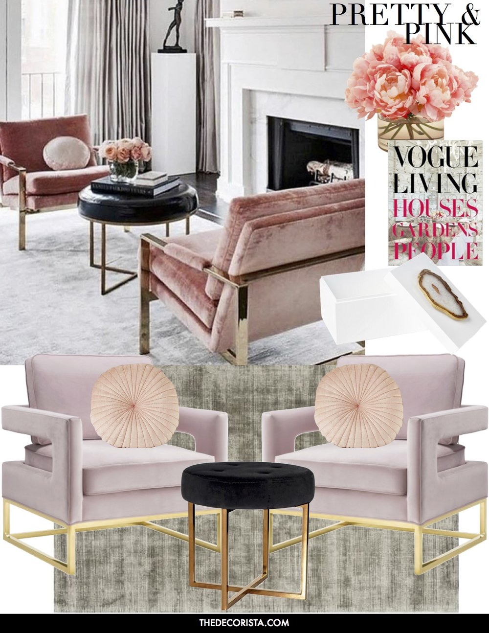 Decorating Advice Elements Of Modern Glamour Ashlina Kaposta - Glam Home Decor Ideas