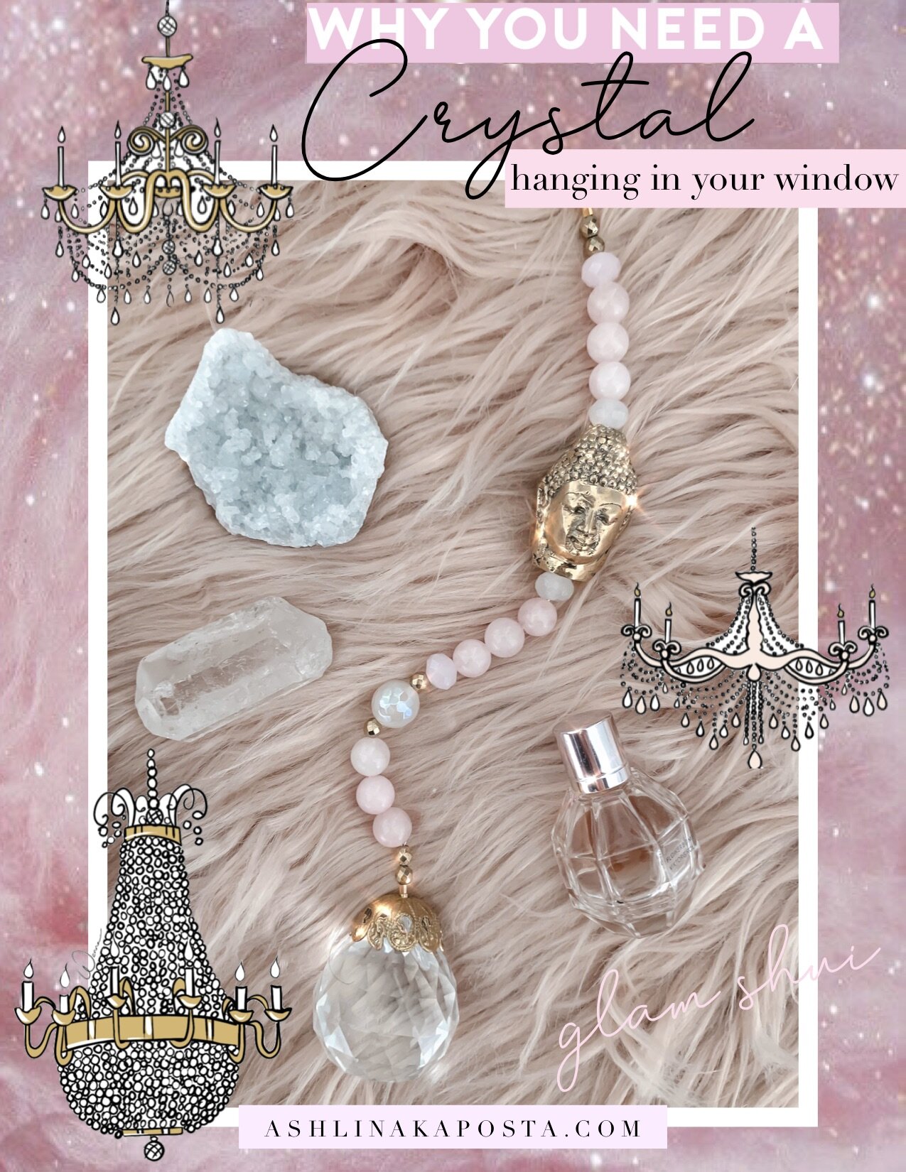 Hanging Crystals in Windows for Positive Feng Shui Energy
