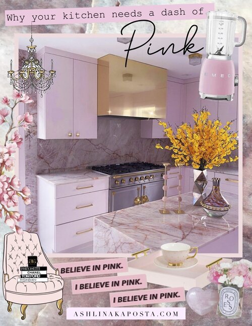 High Vibe Home: Why your kitchen needs a dash of pink — ASHLINA KAPOSTA