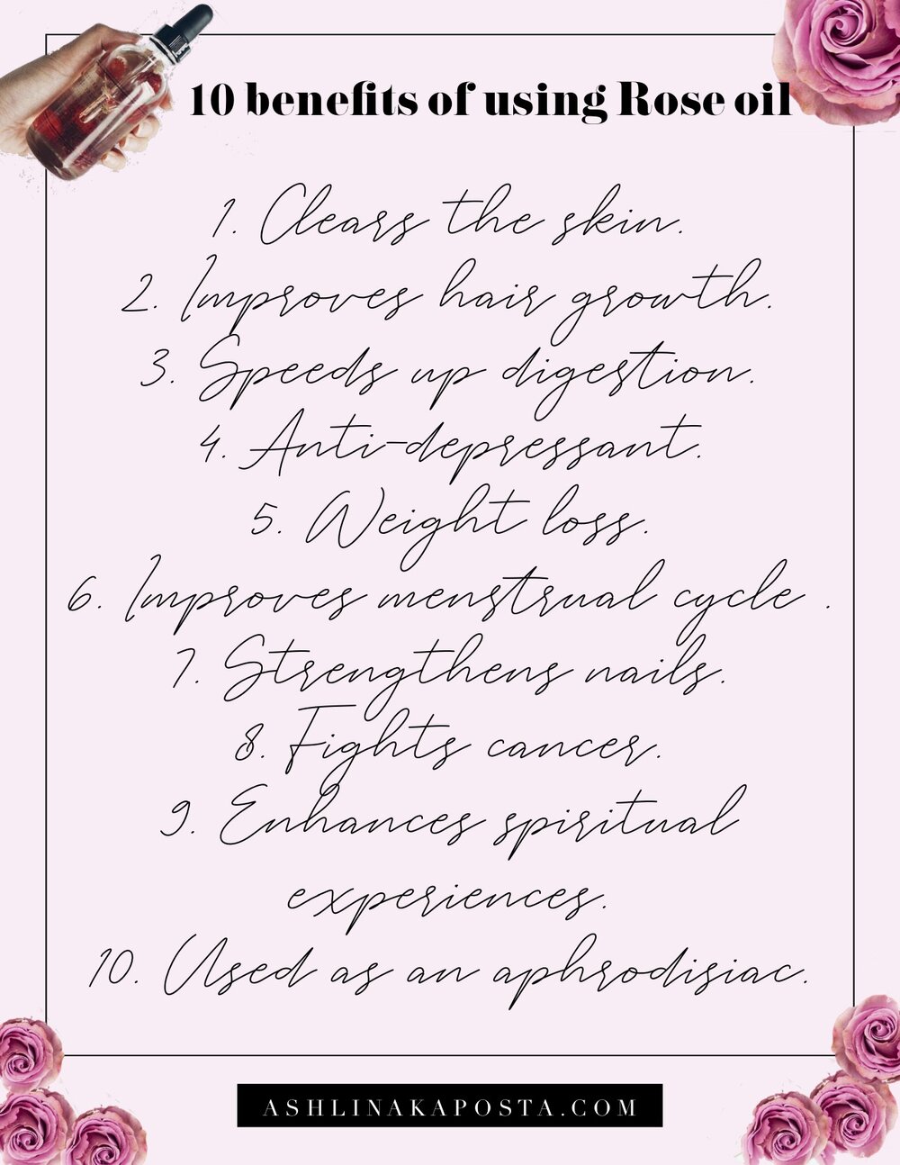 10 wellness benefits of using Rose essential oil — ASHLINA KAPOSTA