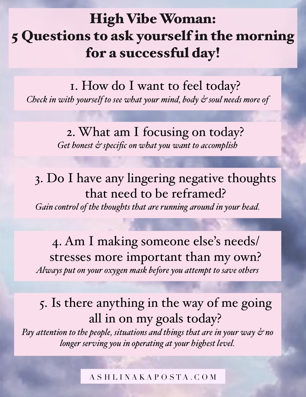 5 questions to ask yourself for a powerful morning and successful day ...