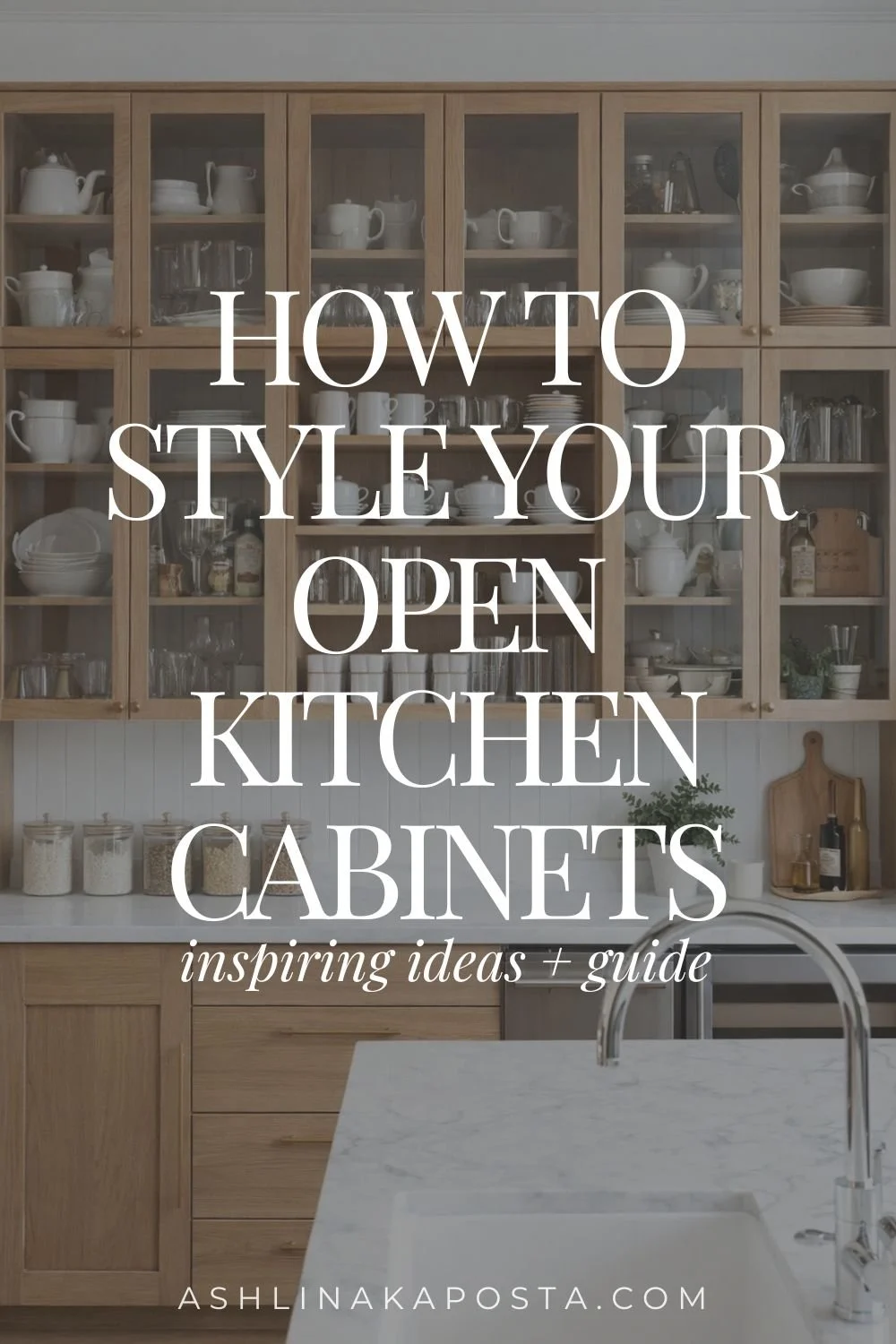 How to Style Open Kitchen Shelving (and Glass Cabinets) for a Beautiful, Clutter-Free Look
