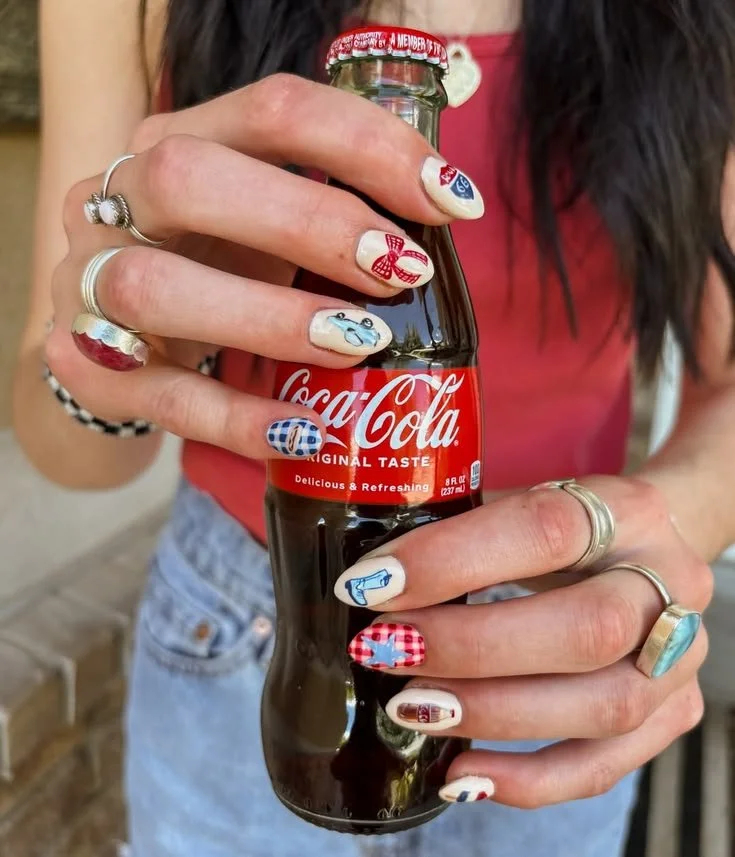 4th of july nails