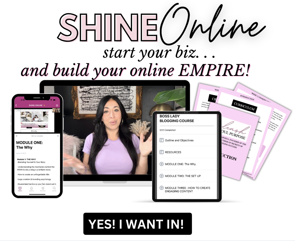shine online digital wealth mastermind for women
