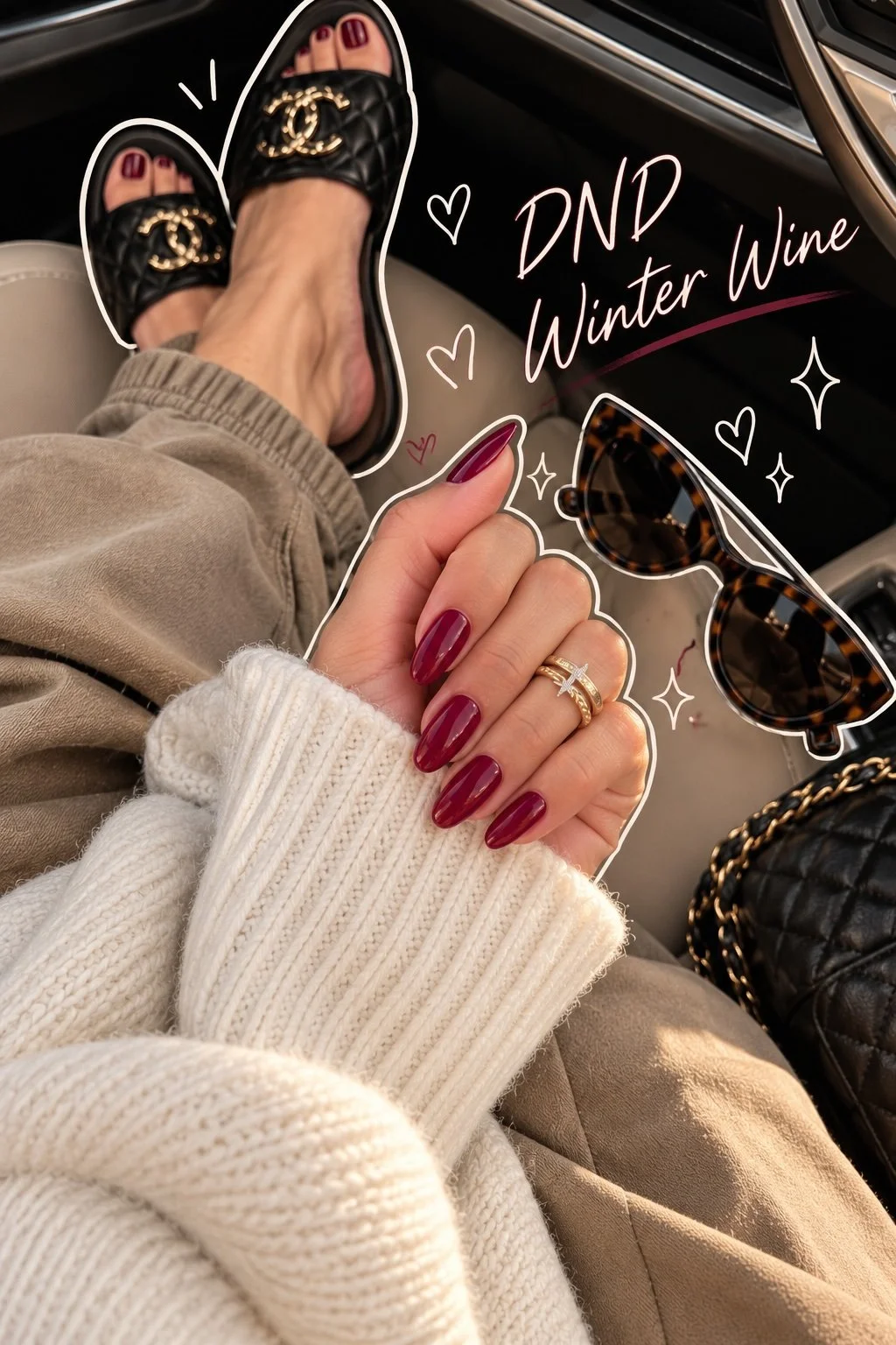 winter wine nail polish