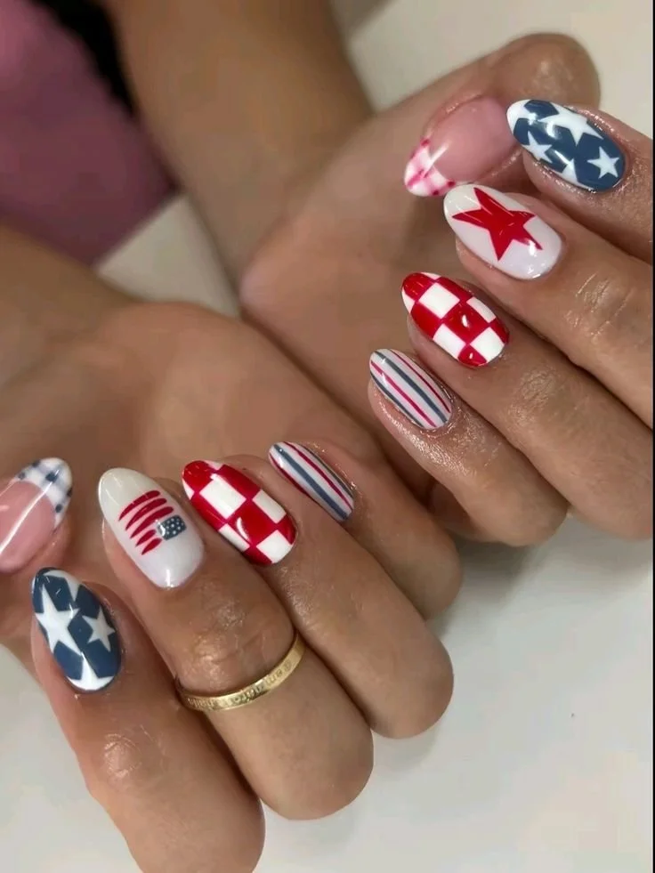 fourth of july nail ideas