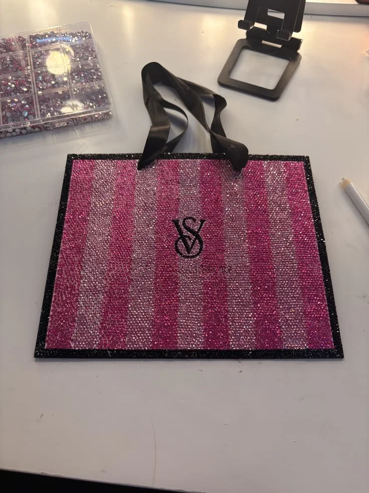Bedazzled Victoria secret bag