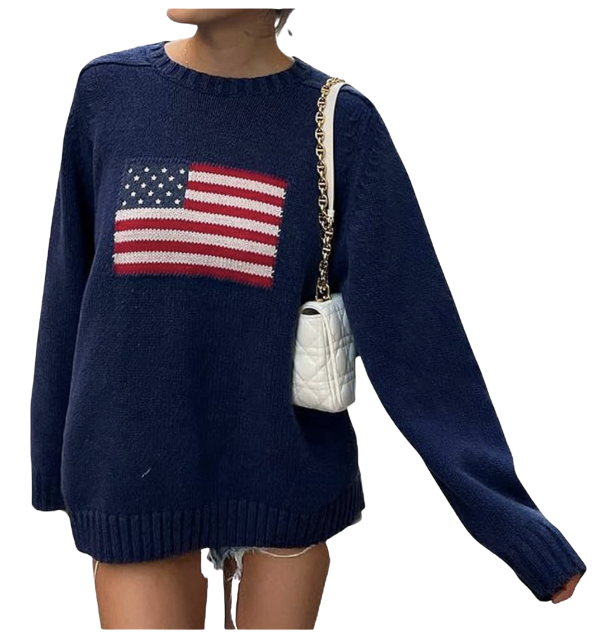 american flag sweater
